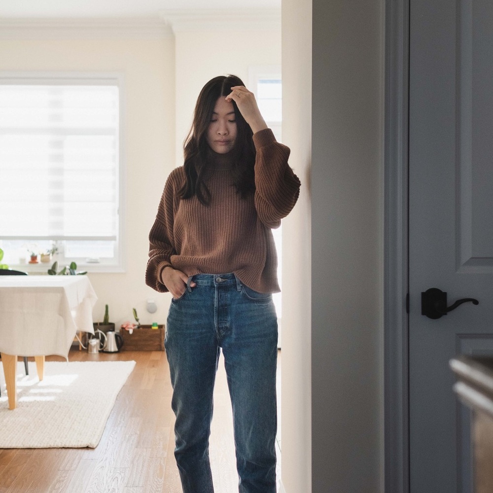 Everlane Cheeky Jean med wash - Picture 3 of 10